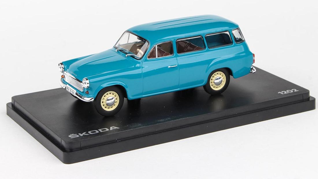 Škoda 1202 Dodávka 1965 Tyrkysová 1:43 - Abrex