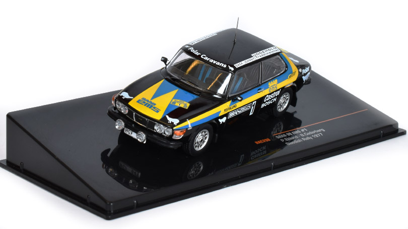 Saab 99 EMS #1 Swedish Rally 1977 Eklund / Cederberg 1:43 - IXO Models 