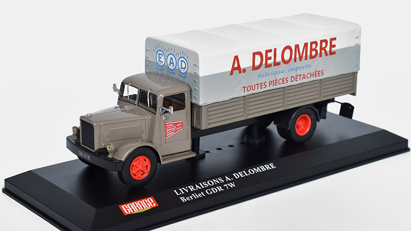 Berliet GDR 7W Livraisons A. Delombre 1:43 - Hachette časopis s modelem 