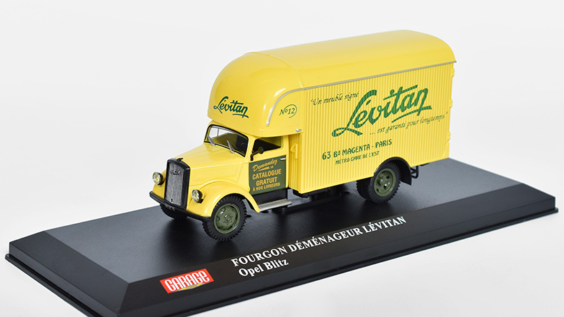 Opel Blitz Fourgon Demenageur Levitan 1:43 - Hachette časopis s modelem