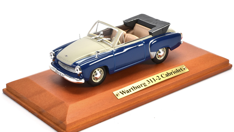 WARTBURG 311-2 Cabriolet 1:43 - Atlas časopis s modelem BAZAROVÉ ZBOŽÍ