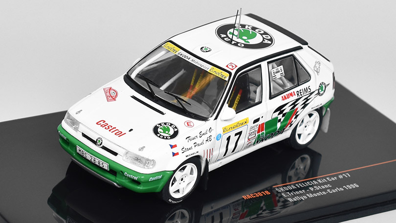 Škoda Felicia Kit Car #17 Rally Monte Carlo 1996 Triner/Stanc 1:43 - IXO Models 