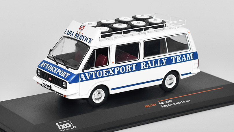 RAF 2203 Latvia Rally Service Assistance Van 1:43 - IXO Models 