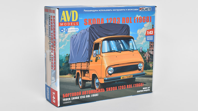 Škoda 1203 ROL s plachtou 1968 1:43 - AVD