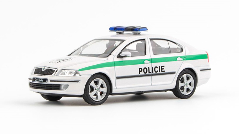 Škoda Octavia II Policie ČR 1:43 - Abrex