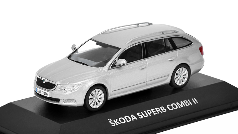 Škoda Superb Combi II 2009 1:43 Kaleidoskop slavných vozů časopis s modelem #50