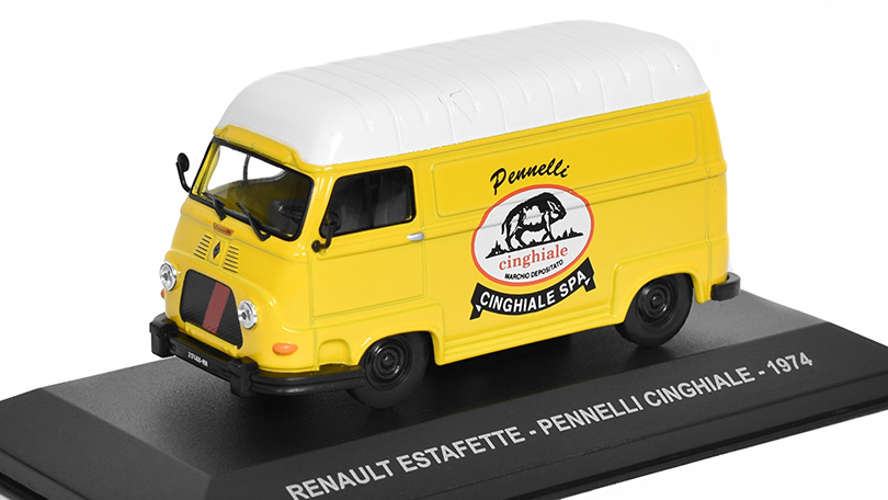 Renault Estafette Pennelli Cinghiale 1:43 - časopis s modelem