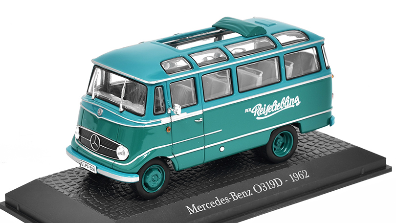 Mercedes-Benz O319D 1962 1:43 - Atlas časopis s modelem BAZAROVÉ ZBOŽÍ