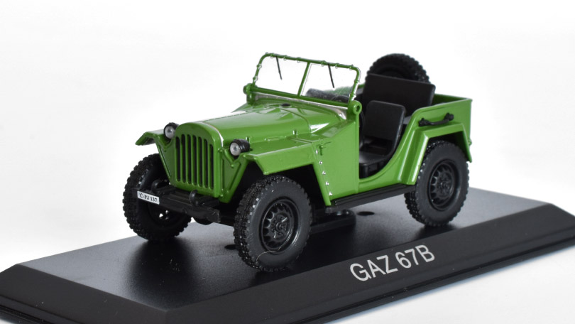 GAZ 67B 1:43 - Legendární Automobily minulé éry časopis s modelem BAZAROVÉ ZBOŽÍ