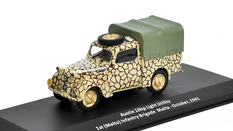 Austin 10HP Light Utility 1:43 - DeAgostini Samochody Wojskowe BAZAROVÉ ZBOŽÍ