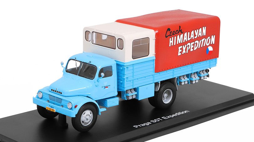 Praga S5T Czech Himalayan Expedition 1969 1:43 - Model Depo - kniha s modelem