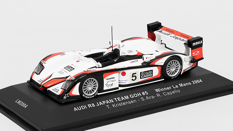 Audi R8 Japan Team GOH #5 Winner Le Mans 2004 1:43 - IXO Models BAZAROVÉ ZBOŽÍ