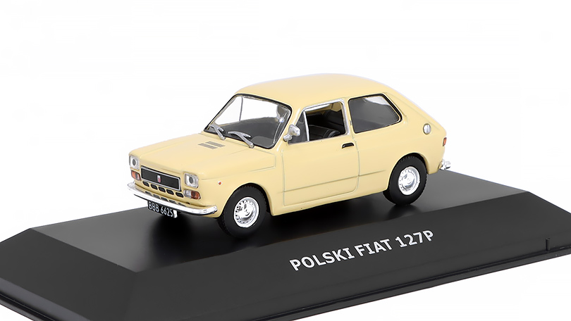 FSO Polski Fiat 127P 1:43 DeAgostini Legendy FSO časopis s modelem BAZAROVÉ ZBOŽ