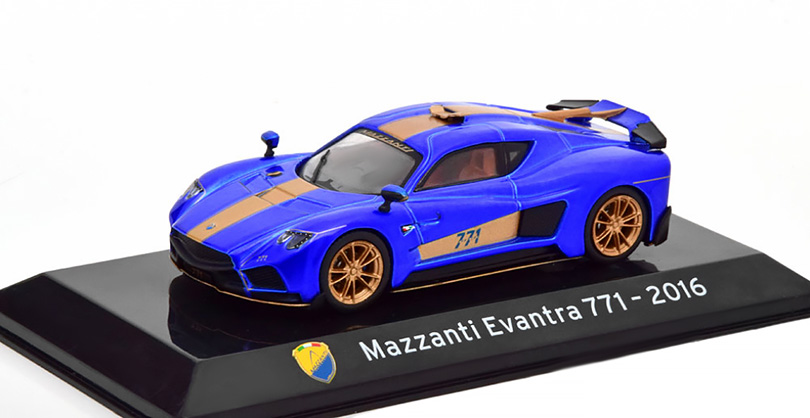 Mazzanti Evantra 771 2016 1:43 - Atlas časopis s modelem