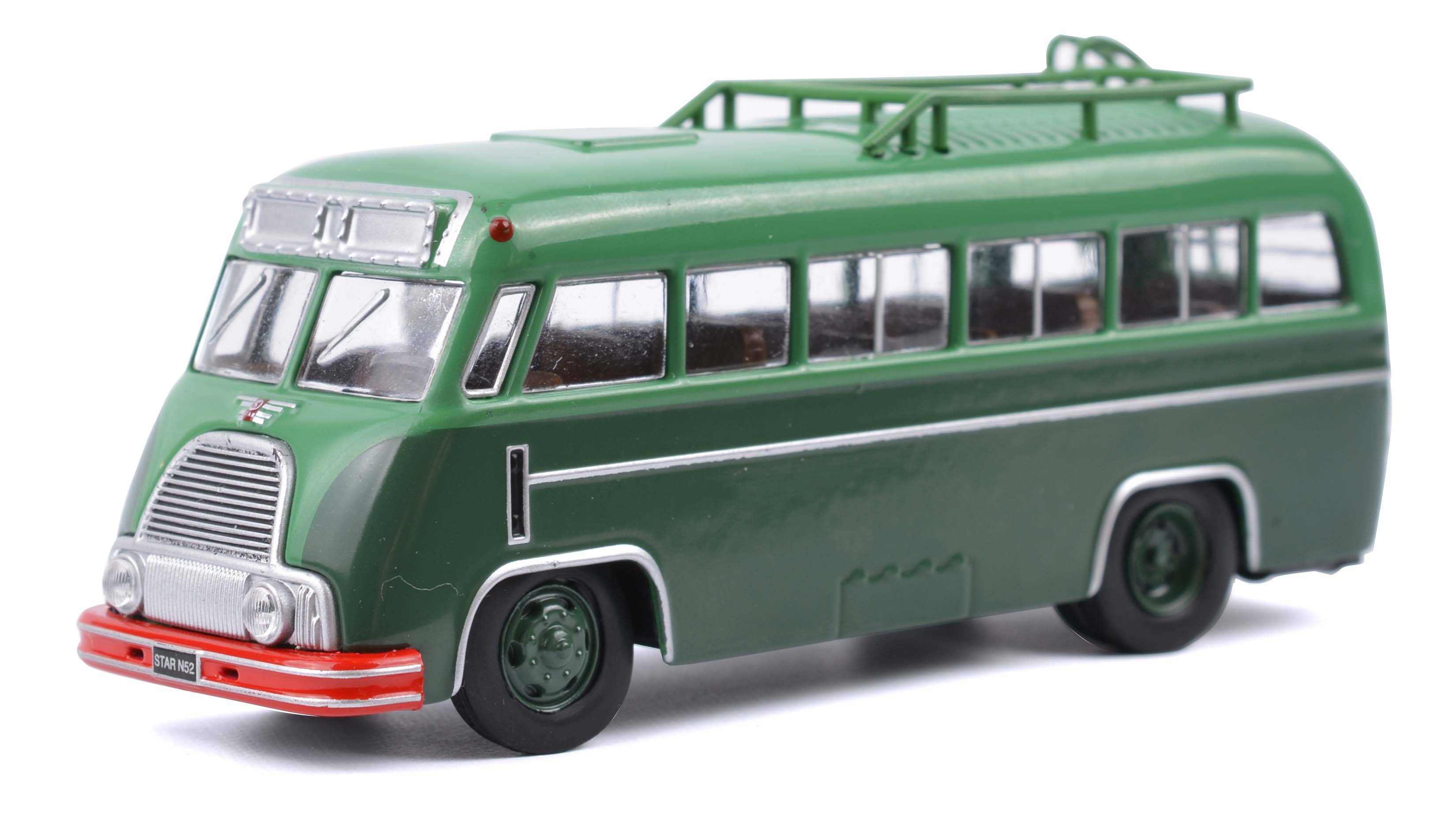 Star N52 1:72 Kultovní autobusy minulé éry časopis s modelem #15