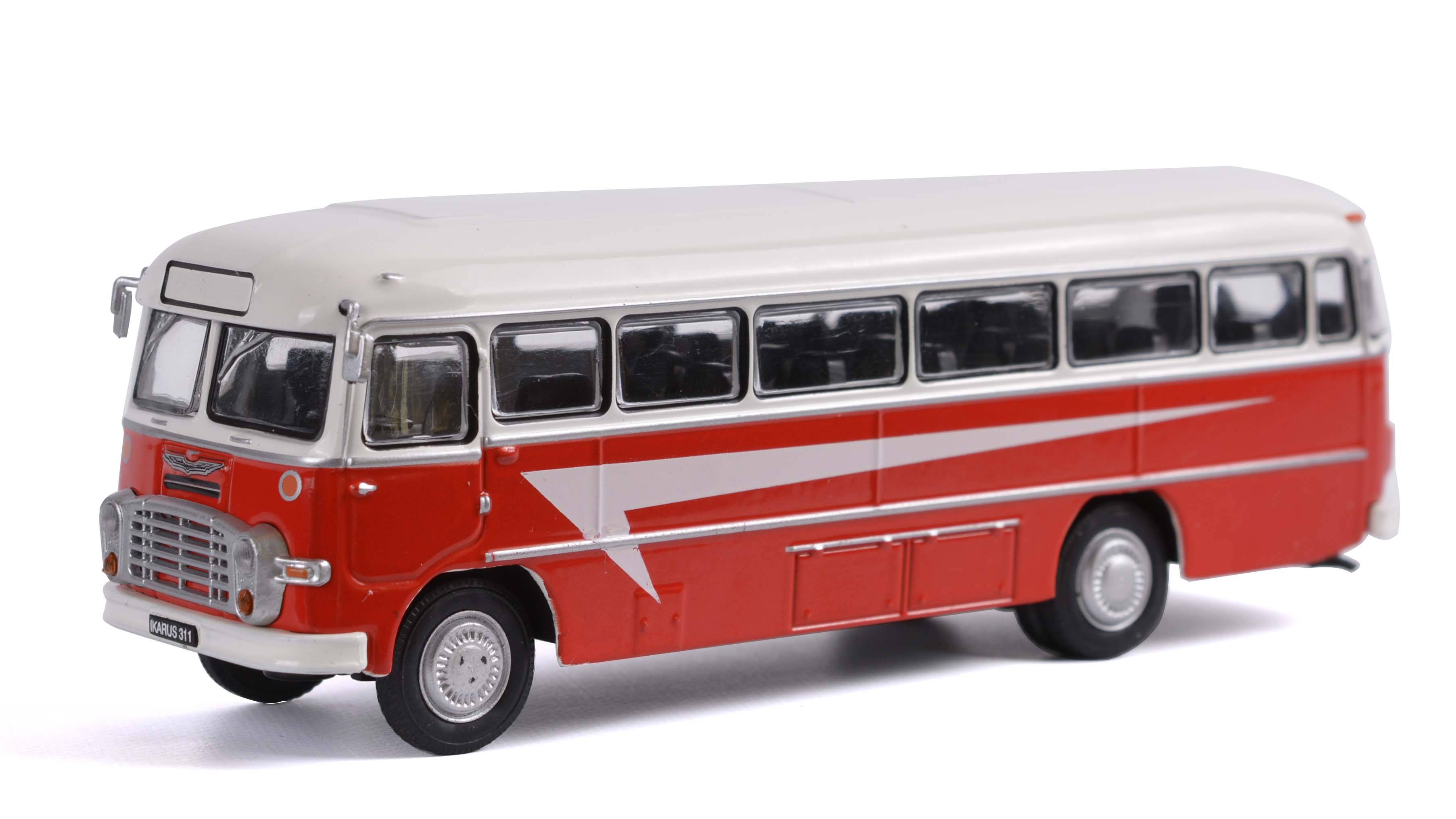 Ikarus 311 1:72 - Kultovní autobusy minulé éry časopis s modelem #8