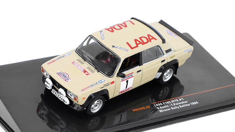 Lada 2105 VFTS #1 Winner Rally Baltika 1984 1:43 - IXO Models BAZAROVÉ ZBOŽÍ