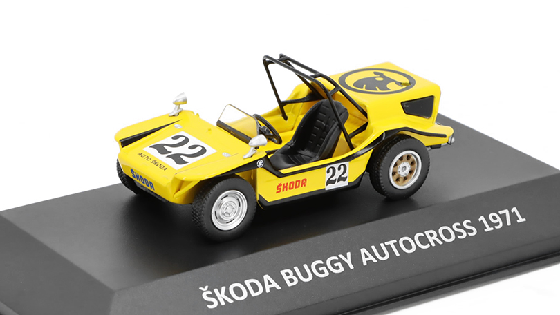 Škoda Buggy Autocross 1971 1:43 Kaleidoskop slavných vozů časopis s modelem #76 BAZAROVÉ ZBOŽÍ