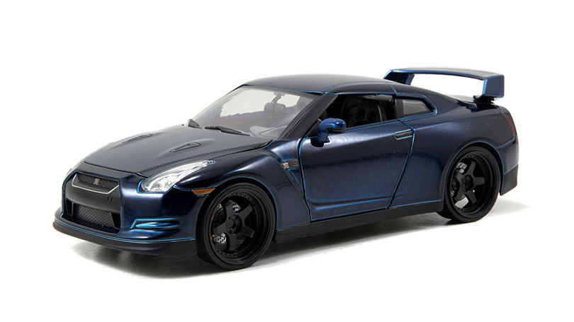 Nissan Skyline GT-R R35 2007 z filmu Fast and Furious 1:24 - Jada Toys BAZAROVÉ ZBOŽÍ