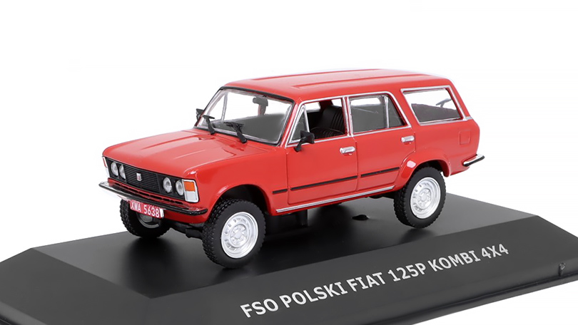 FSO Polski Fiat 125P Kombi 1:43 - DeAgostini Legendy FSO časopis s modelem #48 BAZAROVÉ ZBOŽÍ