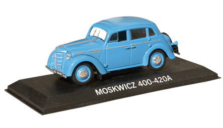 Moskvič 400-420A 1:43 - Zlatá kolekce aut PRL-u časopis s modelem #31