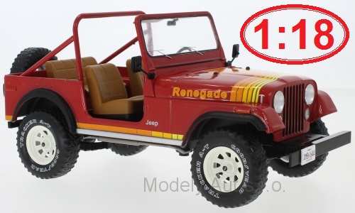 Jeep CJ-7 Renegade - 1980 1:18 - MCG časopis s modelem