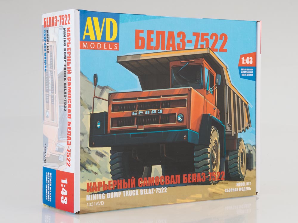 BELAZ-7522 důlní náklaďák 1:43 AVD KIT