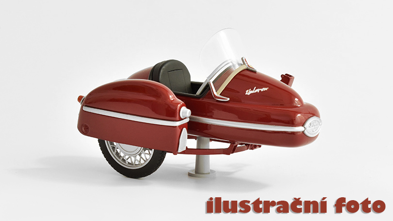 Jawa sidecar Velorex 560 1:18 - KIT ModelStroy - montážní sada