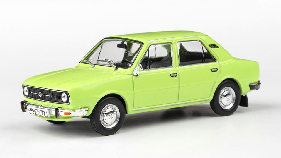 Škoda 105L 1977 Zelená Lipová 1:43 - Abrex