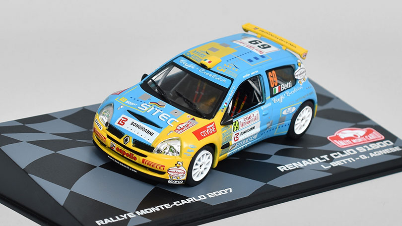 Renault Clio S1600 #69 Rallye Monte-Carlo 2007 1:43 - Atlas časopis s modelem