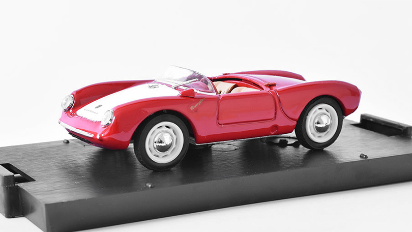 Porsche 550 RS 1954 1:43 - Brumm časopis AutoModels s modelem 