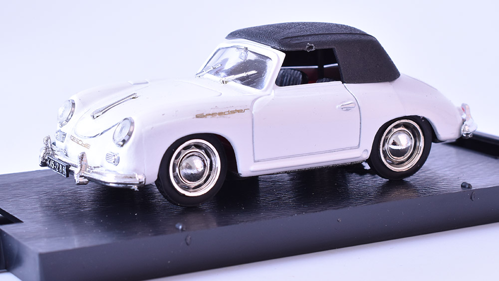 Porsche 356 Spider Closed 1950 1:43 - Brumm časopis AutoModels s modelem 