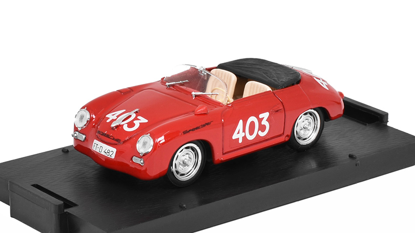 Porsche 356 Speedster #403 Mille Miglia 1952 1:43 - Brumm