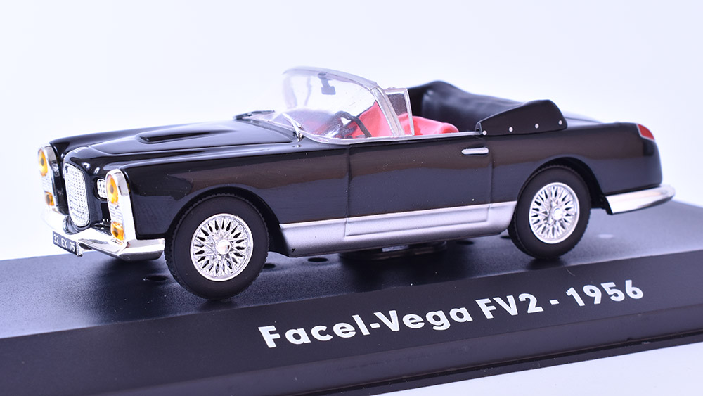 Facel Vega FV2 Cabriolet - 1956 1:43 - Atlas časopis s modelem