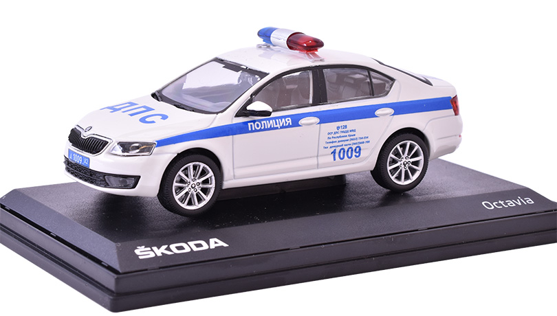 Škoda Octavia III  2012 Ruská Policie Krymu 1:43 - Abrex