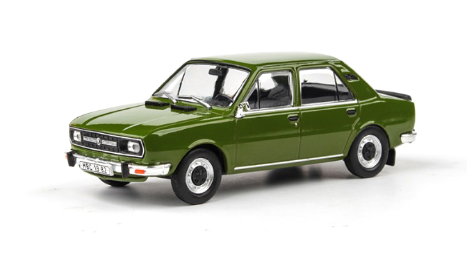 Škoda 120L 1982 Zelená olivová 1:43 - Abrex