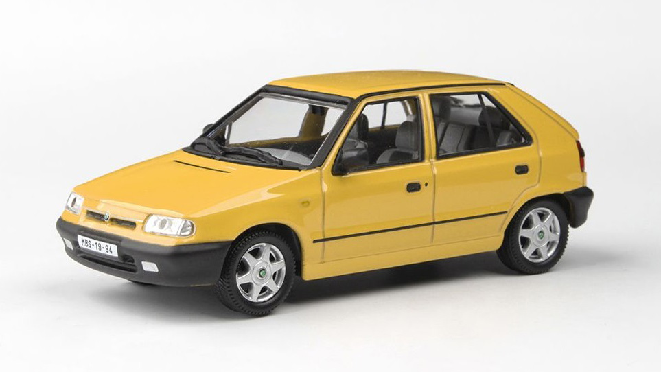 Škoda Felicia 1994 Žlutá Pastelová 1:43 - Abrex