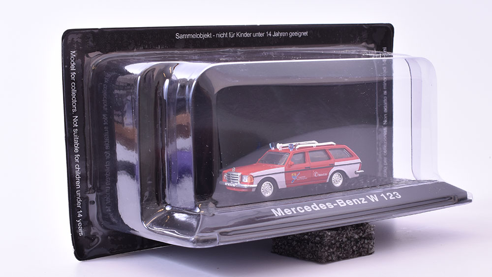 Mercedes-Benz E-class W23 Fire Engine - 1976 1:72 časopis s modelem