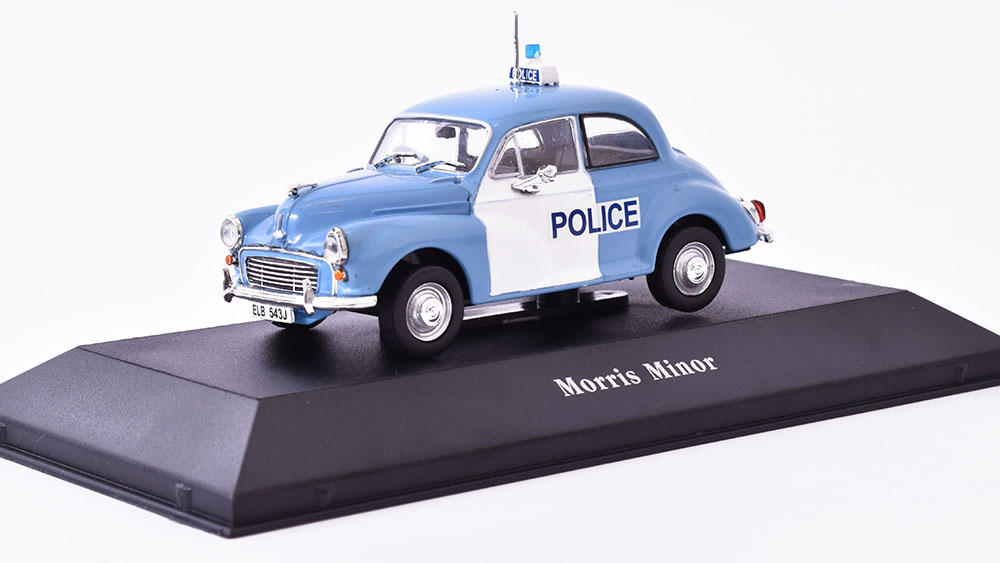 Morris Minor Police 1957 1:43 - Atlas časopis AutoModels s modelem