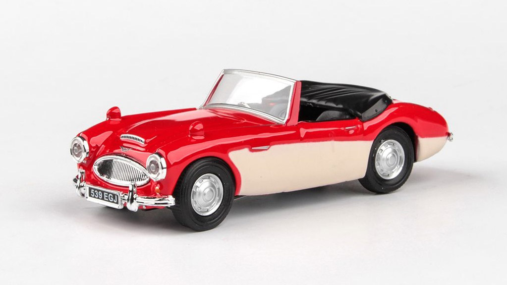 Austin Healey Open Top - Red & Cream 1:43 - Cararama 