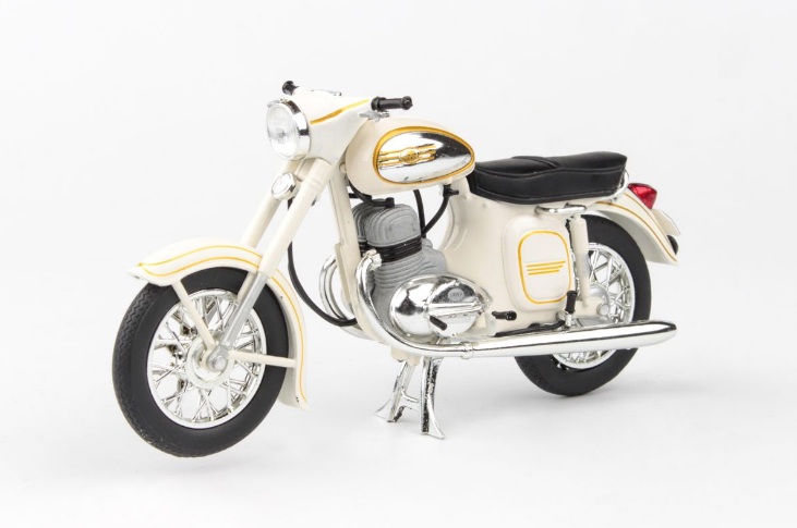 Jawa 350 Kývačka Automatic 1966 bílá 1:18 - Abrex