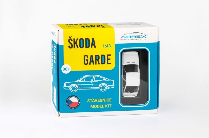 Škoda Garde STAVEBNICE 1982 Bílá Ledová 1:43 - Abrex