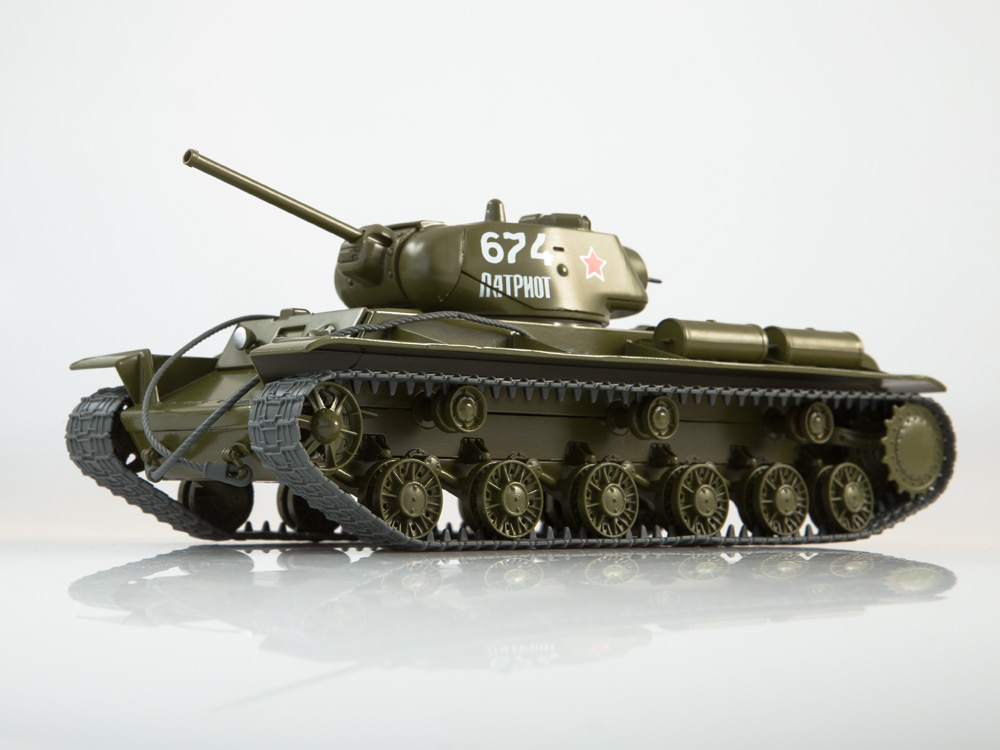 KV-1S 1:43 - Naše Tanky Časopis s modelem #22