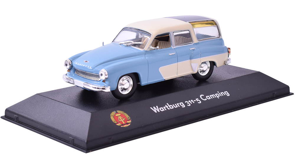 WARTBURG 311-5 Camping 1:43 - Atlas časopis s modelem