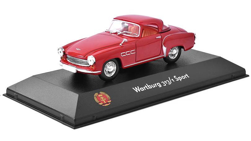 WARTBURG 313/1 Sport 1:43 - Atlas časopis s modelem