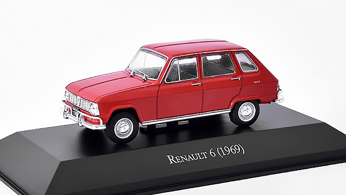 Renault 6 1969 1:43 časopis s modelem