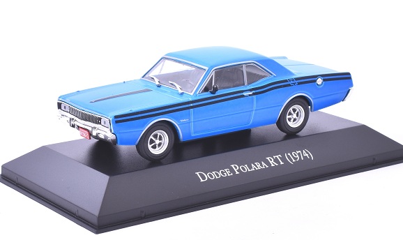 DODGE POLARA RT - 1974 1:43 časopis s modelem