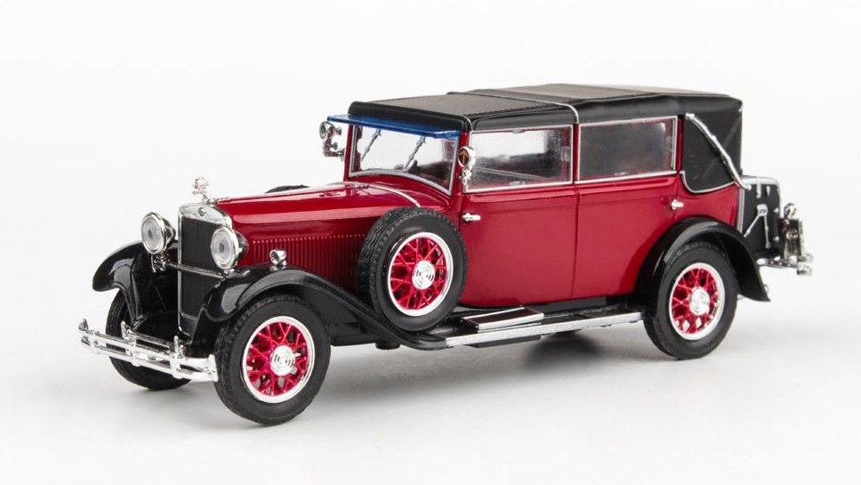 Škoda 860 1932 Červená Tmavá 1:43 - Abrex 