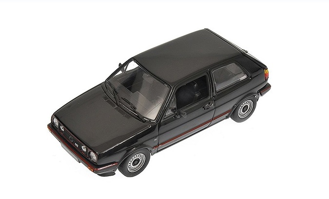 VOLKSWAGEN GOLF GTI – 1985 – BLACK L.E. 1344 pcs. 1:43 časopis s modelem