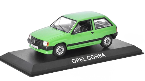 Opel Corsa 1:43 - Legendární Automobily minulé éry časopis s modelem #80